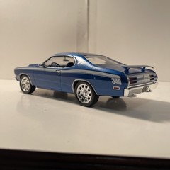 1971 Plymouth Duster 340 Six Pack 1/25 built model car