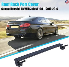 Jaronx Compatible with BMW Roof Rack Port Cover (Black Sapphire Metallic) for 5