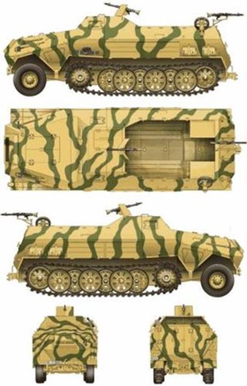 Sd.Kfz.8 Half-Track 12ton Arsenal-M 112100321 Resin 1/87 Kit Unfinished Kit