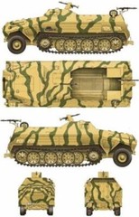 Sd.Kfz.8 Half-Track 12ton Arsenal-M 112100321 Resin 1/87 Kit Unfinished Kit