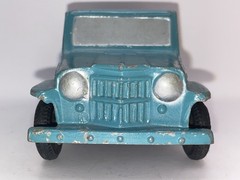 1959 Willys Jeep 2-door Station Wagon Promo 1/22 AUTHENTICAST Cerulean Blue VF++