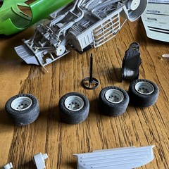 Built Model Car, 1992 Amt Stock Car STARTED, INCOMPLETE, MODIFIED