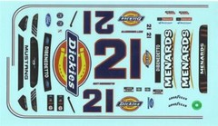 Winscals #21 Dickies 2021 Matt Dibenedetto 1/24 Nascar waterslide decal