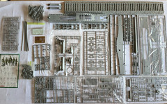 Dragon Leopold German Railway Gun 28cm K5(E) #6200 1/35 Scale Model Kit Started