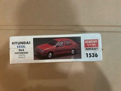 Academy 1/24 Hyundai Excel GLS – Brand New In Factory Sealed Box
