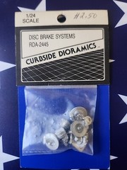1/24 Curbside Dioramics RDA2445 Disc Brakes Systems