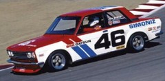 #46 BRE DATSUN 510 1972 Peter Brock – John Morton 1/18th Scale Waterslide Decals