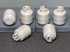 1/24 1/25 Scale Propane Tanks – Diorama Accessory (G Scale, set of 6)