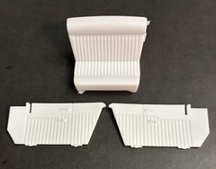 32 Ford 5 Window coupe SEAT, DOOR PANELS 03 1560 Model Car Parts COMBINE PARTS