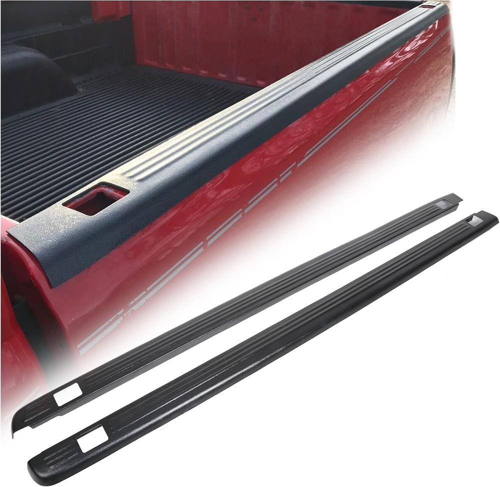 Truck Bed Rail Caps W/Holes Compatible with 1999-2006 Chevrolet Silverado & GMC