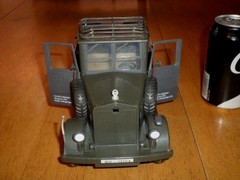 WW#2, GERMAN ARMY TRUCK, Plastic Toy, 12″ INCHES IN LENGTH, VINTAGE