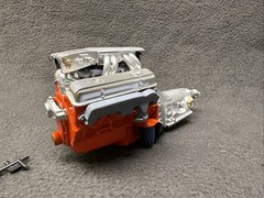 Monogram Iroc-Z Camaro 1/8 Model 2610 COMPLETE Engine V8 Tune Port Injection TPI