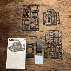 For Parts Only: Tamiya 1/35 Scale M8 Howitzer Motor Carriage – Open Box
