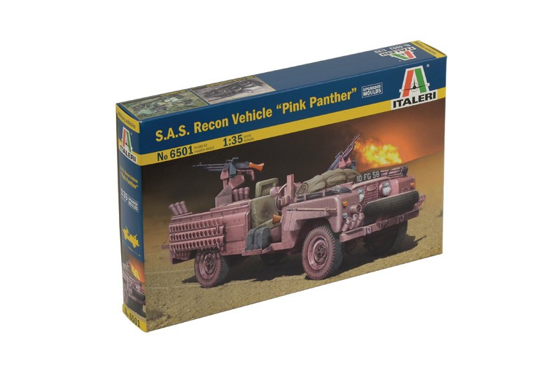 Italeri 1/35 6501 WWII British SAS Recon Vehicle “Pink Panther”