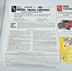 Vintage AMT Diamond Reo Tractor 1/25 Model Kit T537 Semi Truck 1972 Instructions