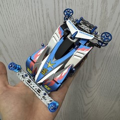 TAMIYA Mini 4WD Speed Viper FMA Front Motor Chassis 9 Tone Matte Black Custom