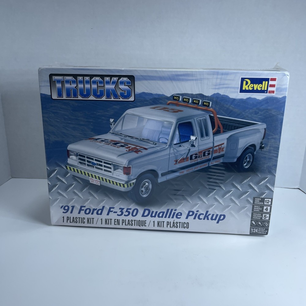 Revell 1/24-’91 Ford F-350 Duallie Pickup Truck Model #85-4376 SEALED BOX