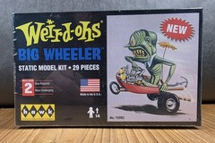 Weird-Ohs Big Wheeler Model Kit #15992 Hawk Sealed NOS 29pc Retro Hot Rod Rat…