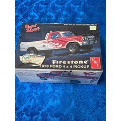 AMT 1978 Ford 4×4 Pickup Super Stones Firestone 1/25 Model Kit Retro Deluxe