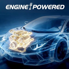 V8 Engine Model Kit with LED Lights & App Control – 715 PCS STEM Experience