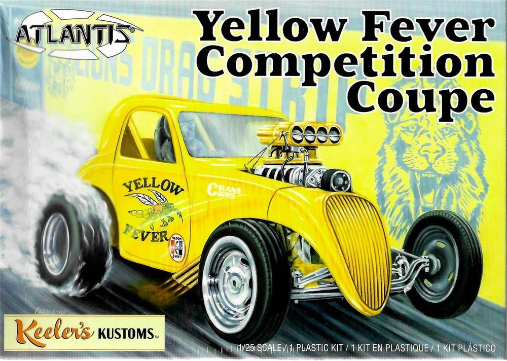 Atlantis 13101 Yellow Fever Competition Coupe model kit