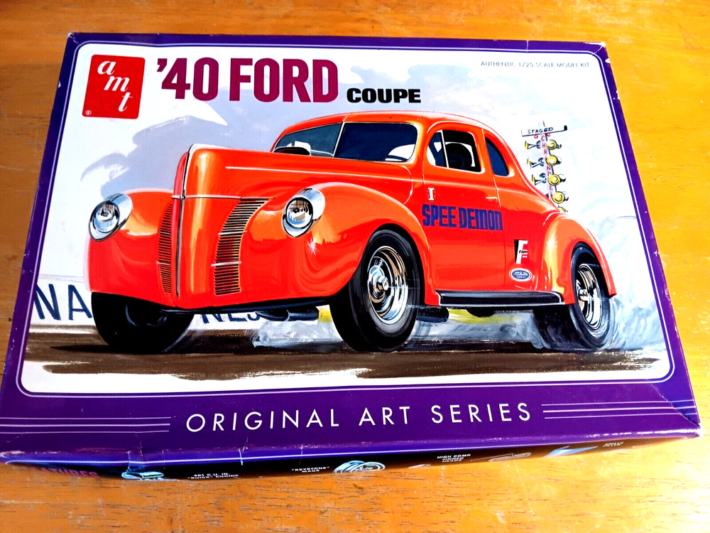 2014 AMT Model MOTOR-CITY MUSCLE ORIGINAL ART SERIES ’40 FORD COUPE #AMT950/12