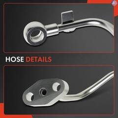 A-Premium Inlet Turbocharger Oil Feed Line Compatible with Hyundai Sonata