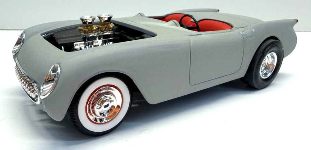 AMT 1:25 1953 Chevrolet Corvette Roadster Hot Rod John Klaver Pro-Built Model