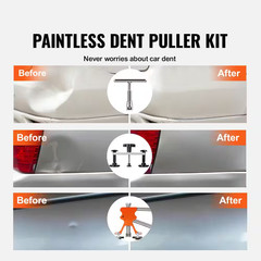 69 PCS Dent Repair Kit, Auto Car Body Paintless Dent Removal Tool Kit, Golden Li