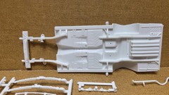 1964 Dodge 330 COMPLETE CHASSIS & DRIVESHAFT 1/25 Lindberg NEW Model Kit PARTS