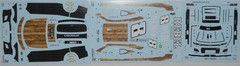 NASCAR DECAL # 8 REBEL BOURBON 2025 CHEVROLET CAMARO KYLE BUSCH 1/24 POWERSLIDE