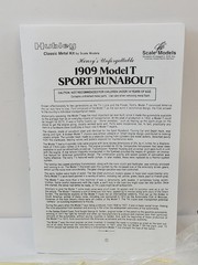 JLE Ford Model T 1909 Sport Runabout Metal Kit 1/20 Kit 4021 1990 NIB