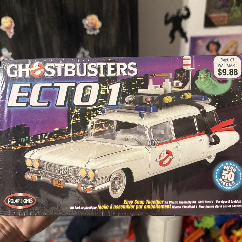 POLAR LIGHTS GHOSTBUSTERS ECTO 1 CADILLAC 1:25 MODEL KIT 2002 Sealed Packs