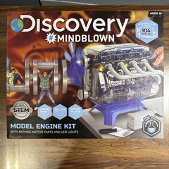 Discovery Mindblown Model Engine Building Kit 4 Cylinder Combustion Open Box NEW