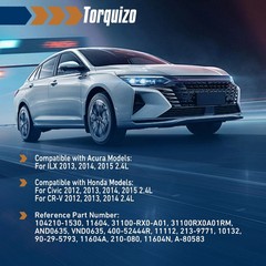 Torquizo 11604 Alternator For Honda Civic 2012 2013 2014 2015 Cr-V 2012 2013