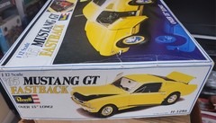 1965 Mustang Fastback 1/12 Scale Revell H-1286 Includes Parts For Shelby GT-350