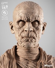 The Mummy Bust model kit unassembled unpainted see Description