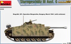MINIART 35338 1/35 Scale StuG III Ausf. G Ausf 1943 Alkett Prod. Interior Kit
