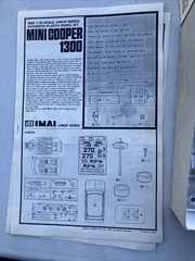 Innocenti Minicooper 1300 IMAI 1/20 Packaged Parts New in Box