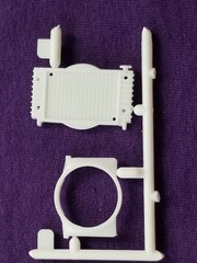1991 Chevy S-10 Lowrider RADIATOR & FAN SHROUD from Revell 1:25 Model Kit 91