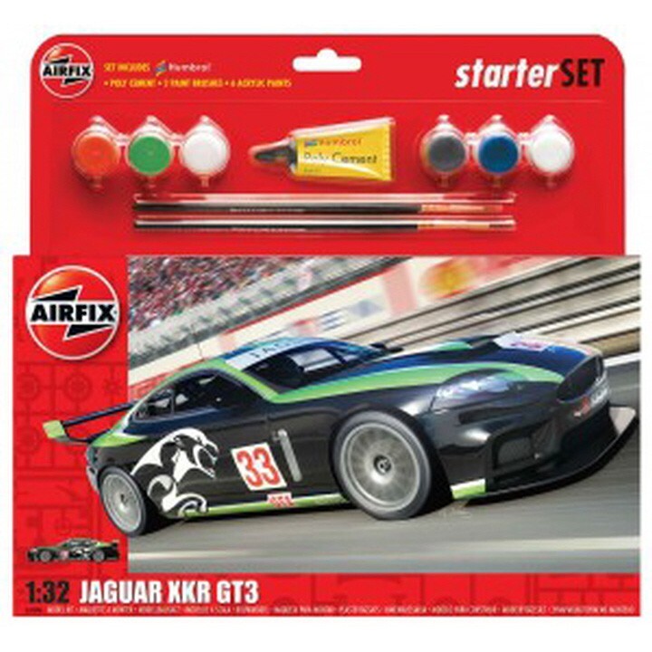Airfix #55306 1/32 Jaguar XKRGT ‘Fantasy Scheme’ Starter Set