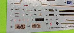 Decal Sheet Olds Cutlass Oldsmobile 442 FE3-X 1/25 Revell Stripes Emblems Plates