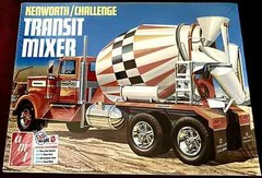 New 1/25 Scale Model Kit AMT1215 Kenworth Challenge Transit Cement Mixer Skill 3