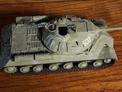 Vintage JS III Stalin Heavy Tank, Berlin WWII 1945, Hand Painted in the USA