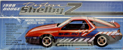 MPC 1988 DODGE DAYTONA SHELBY Z TWO N ONE MODEL KIT 1:25th SCALE FACTORY SEALED!