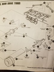 Kenworth W-925 BRAKE MOUNTS from AMT 1:25 Model Kit