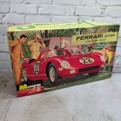 Monogram Ferrari 275P 1/24 Model Kit Open Incomplete Vintage Race Car