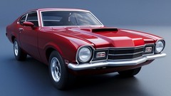 ABS Like Resin 3D Printed 1971 Mercury Comet Model in 1/25