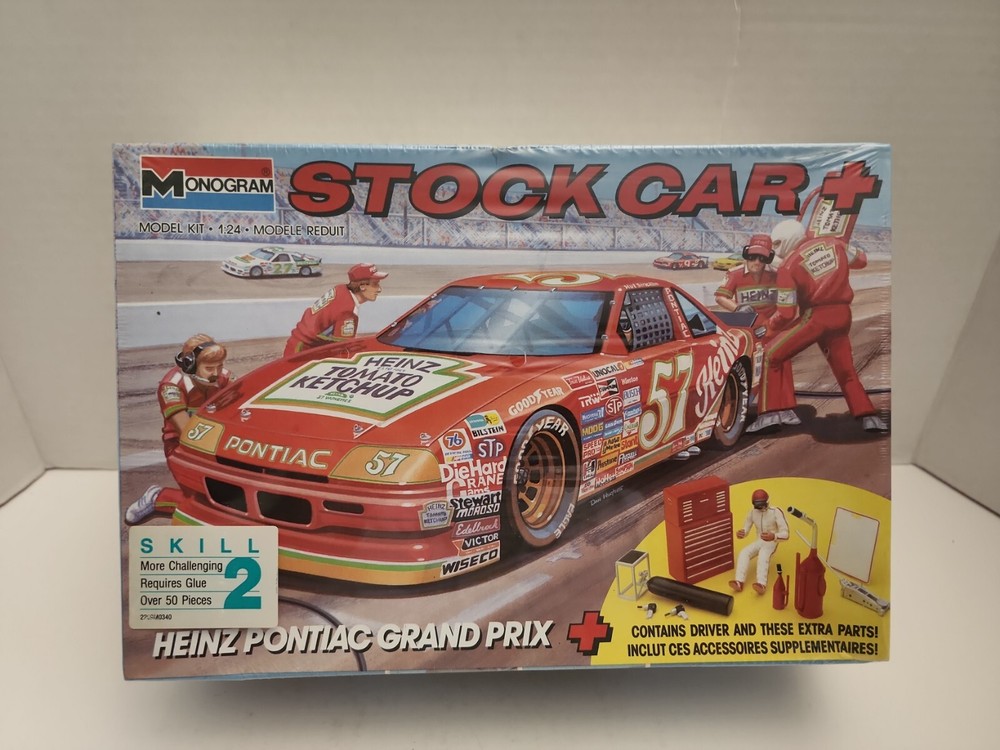 Monogram #57 Heinz Pontiac Grand Prix Stock Car 1:24 Model Kit # 2914 *SEALED*