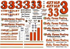 Plastic Performance Products #3 Holly Farms Junior Johnson decal